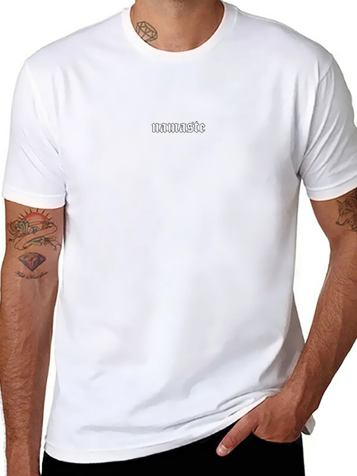 Namaste Graphic Tee - Black