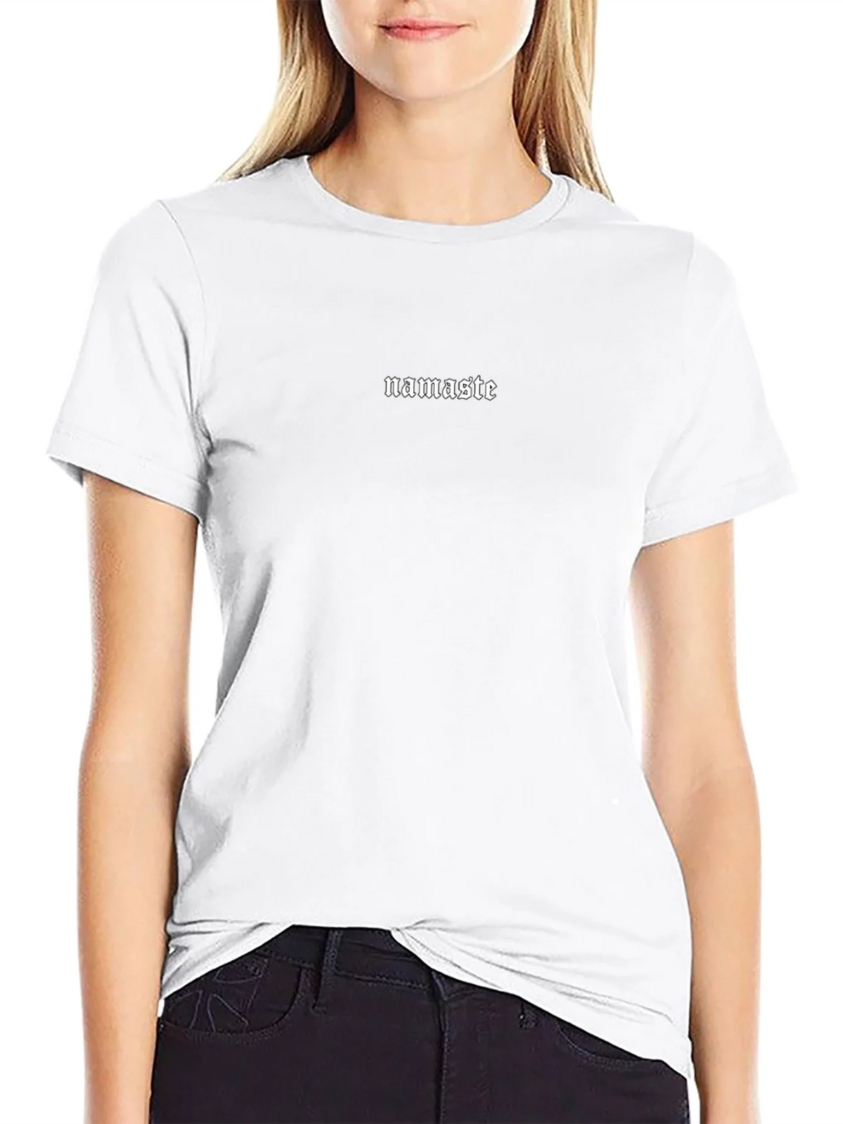 Namaste Graphic Tee - Black