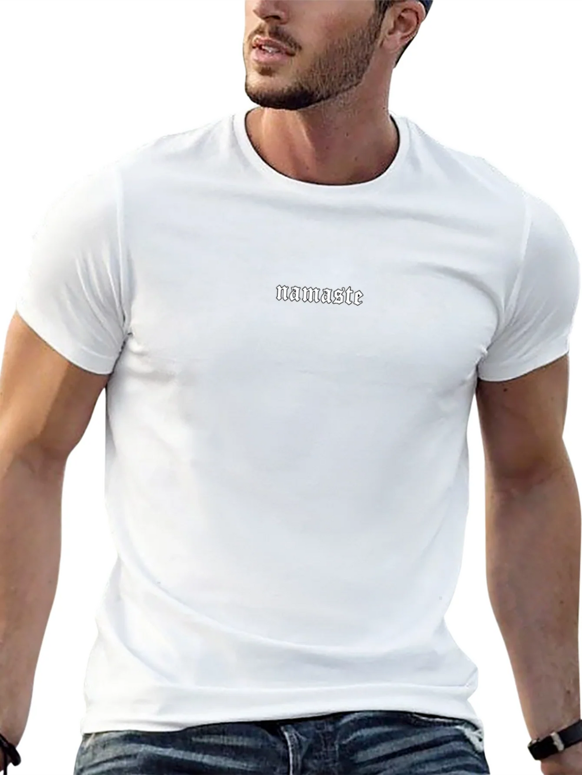 Namaste Graphic Tee - Black