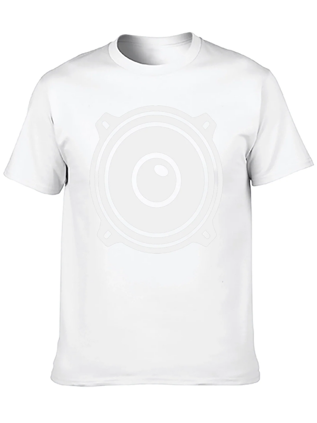 Speaker Graphic Black T-Shirt - Sound System Tee