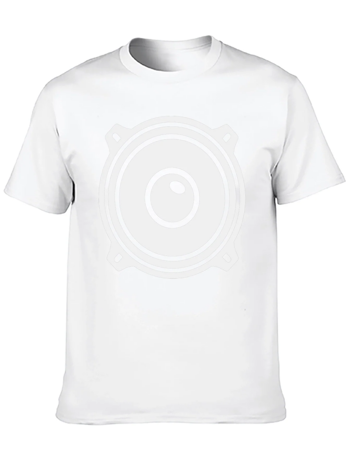 Speaker Graphic Black T-Shirt - Sound System Tee