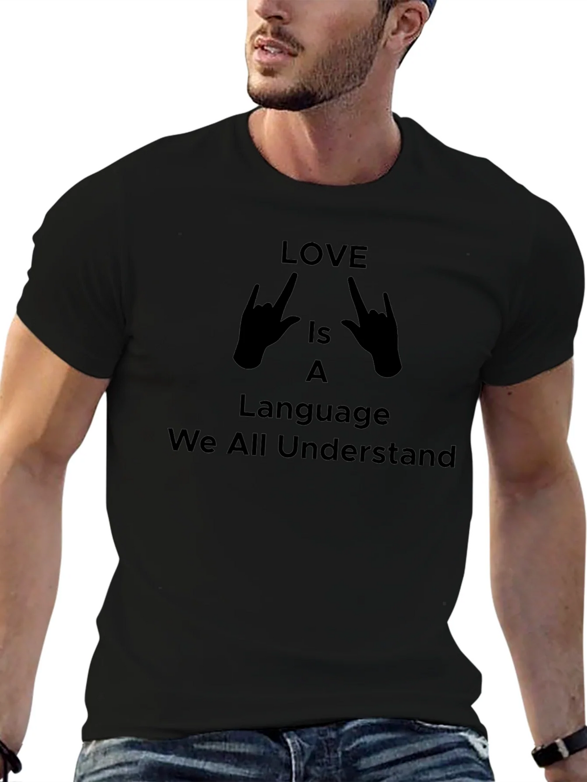 Love is a Language Unisex Graphic T-Shirt
