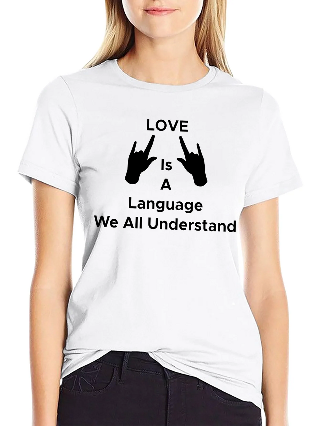 Love is a Language Unisex Graphic T-Shirt