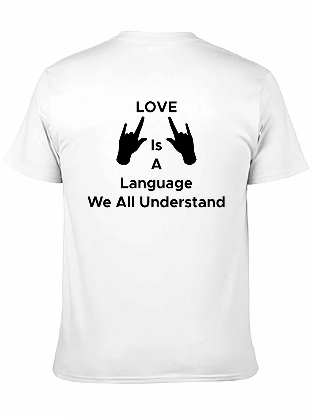 Love is a Language Unisex Graphic T-Shirt