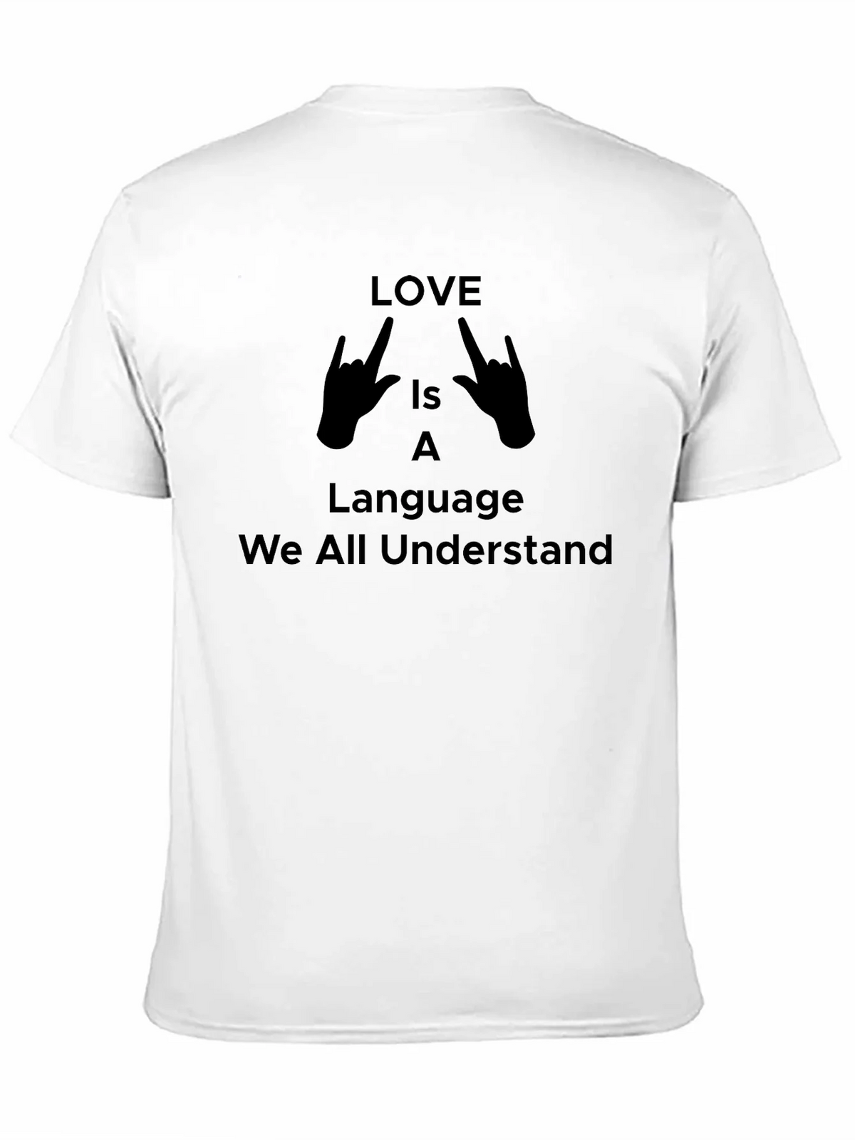 Love is a Language Unisex Graphic T-Shirt