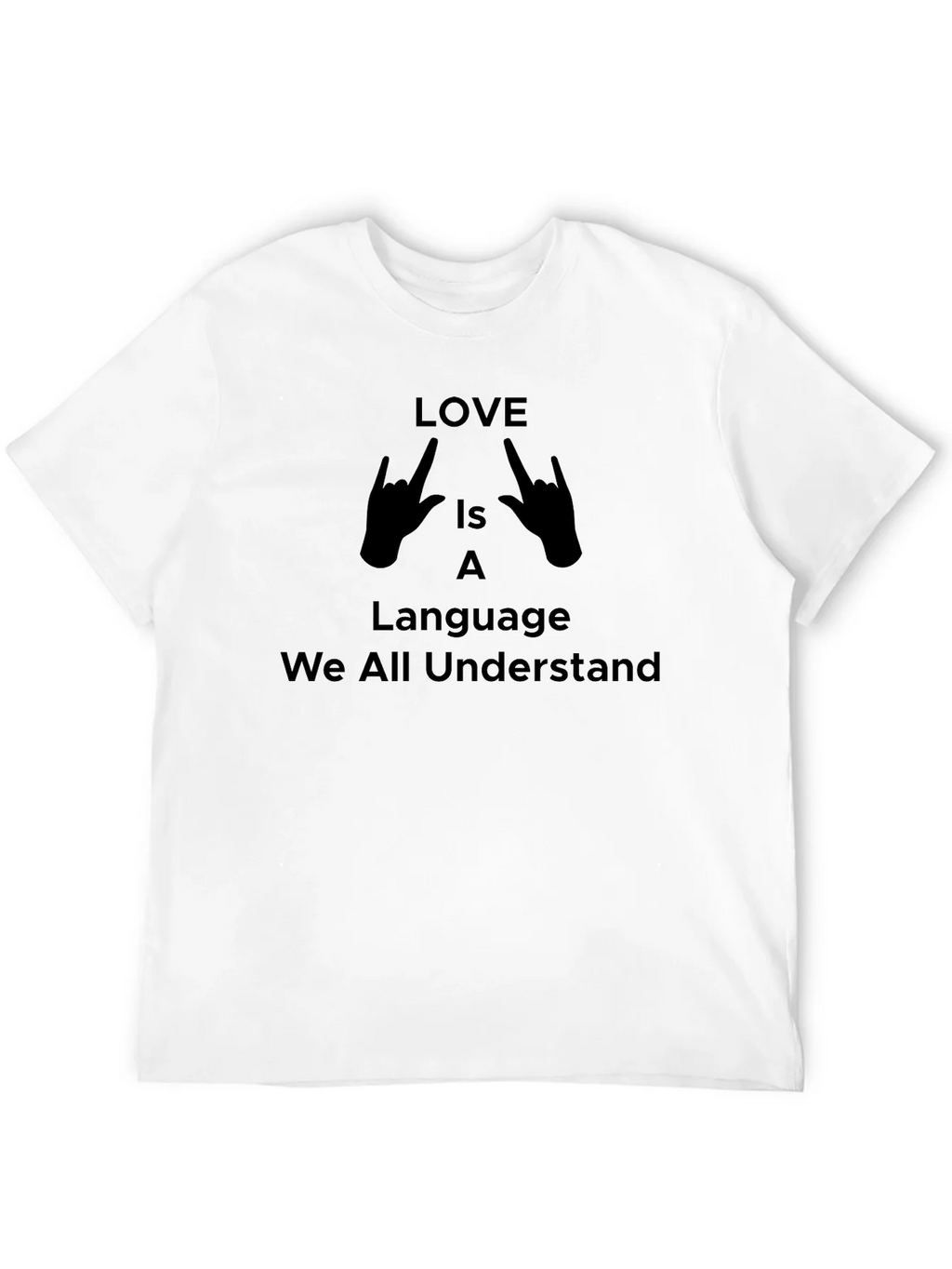 Love is a Language Unisex Graphic T-Shirt