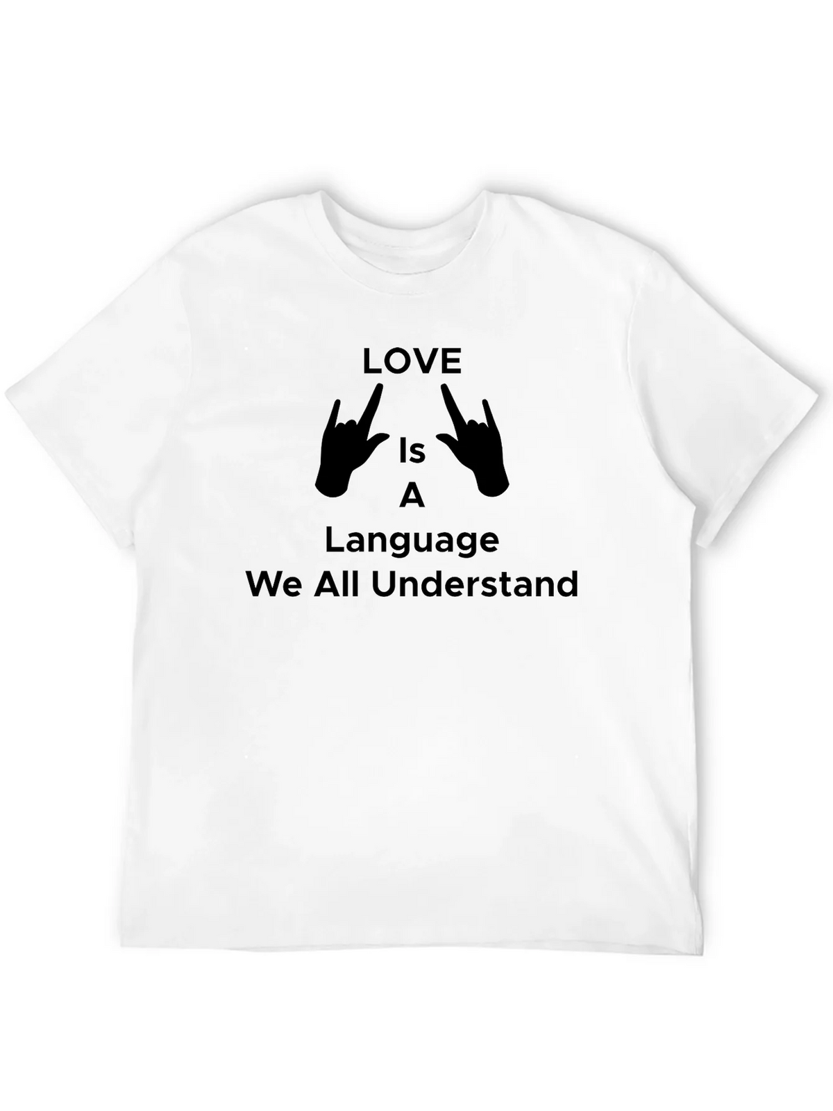 Love is a Language Unisex Graphic T-Shirt