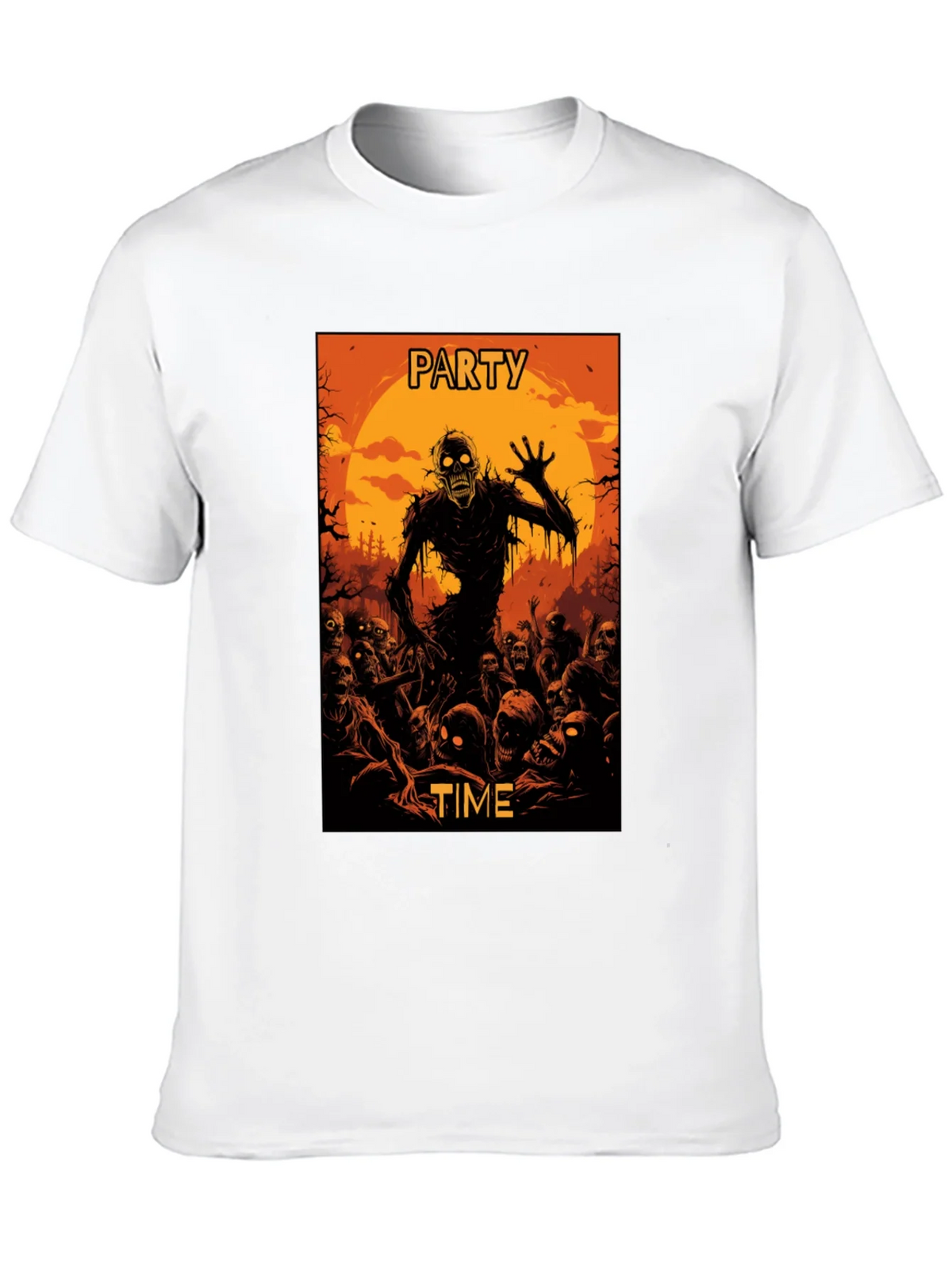 Zombie Party Time Graphic T-Shirt - Halloween Ready!