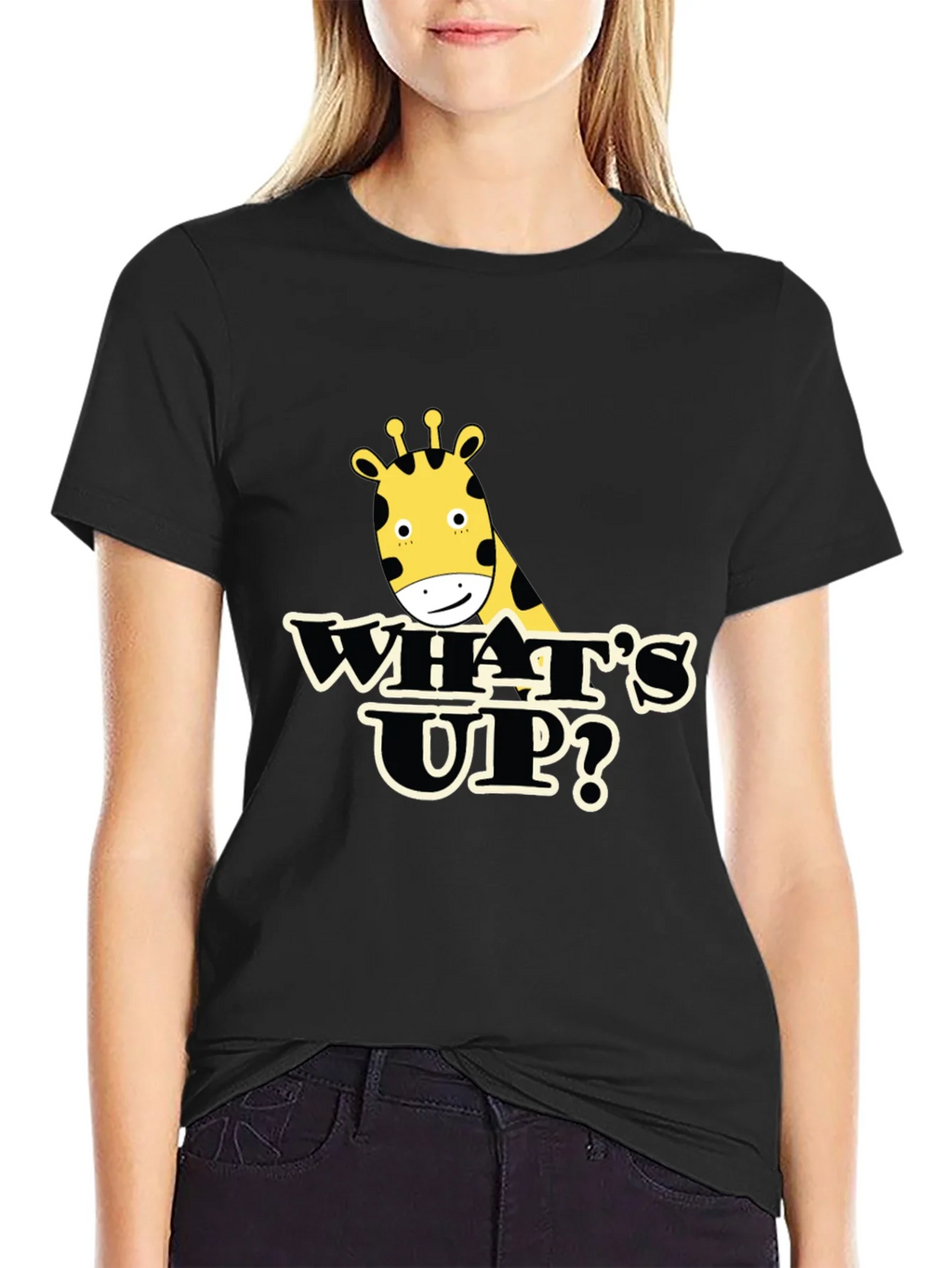 Whats Up Giraffe Graphic Tee