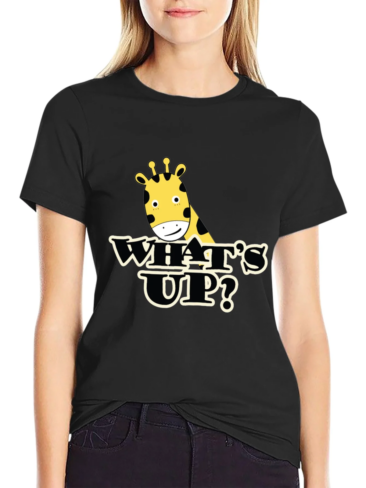 Whats Up Giraffe Graphic Tee