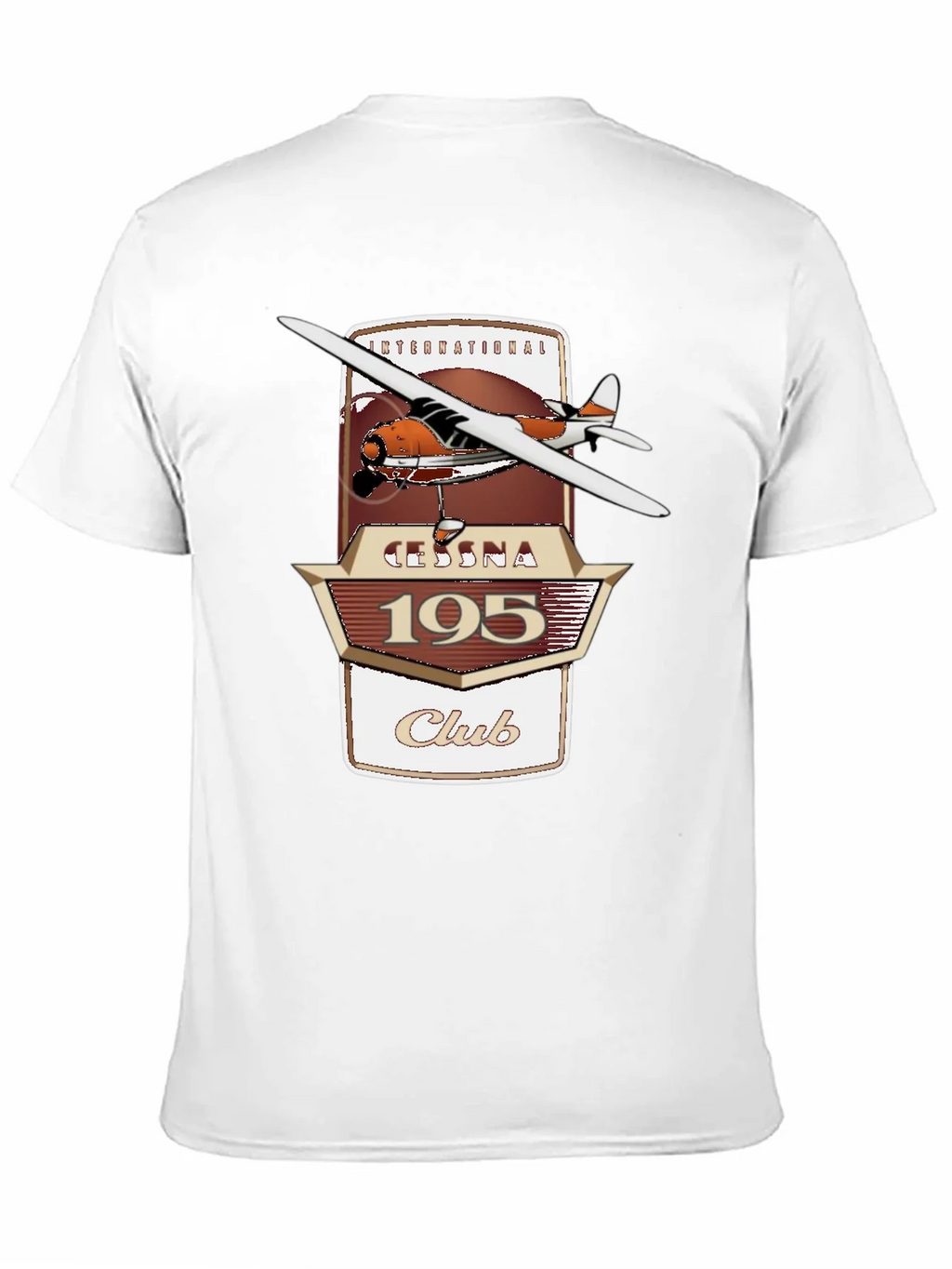Cessna 195 Club Graphic T-Shirt - Aviation Enthusiast Tee