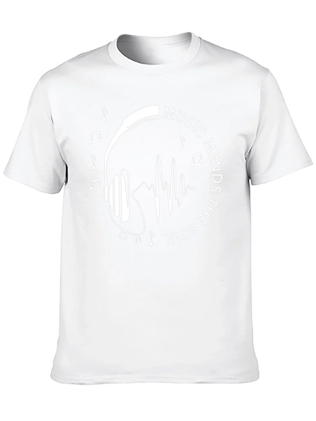 Music Mends The Soul Graphic T-Shirt