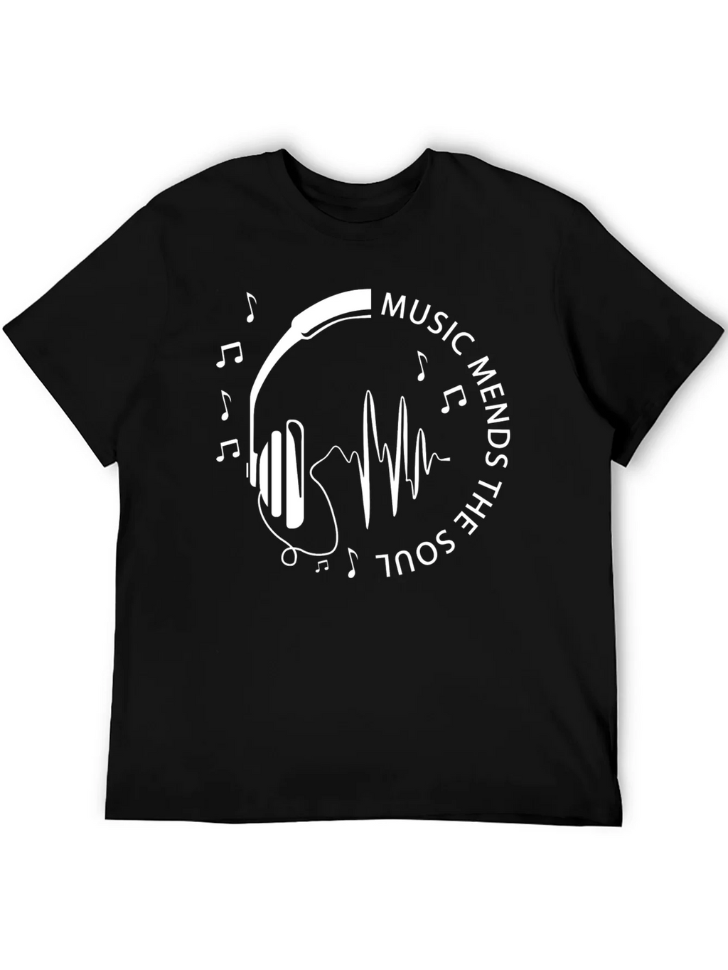 Music Mends The Soul Graphic T-Shirt
