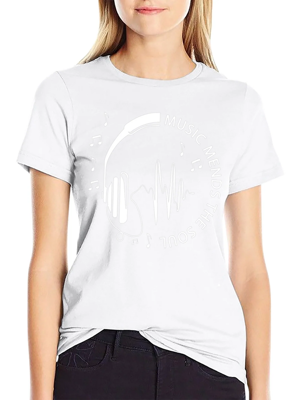 Music Mends The Soul Graphic T-Shirt