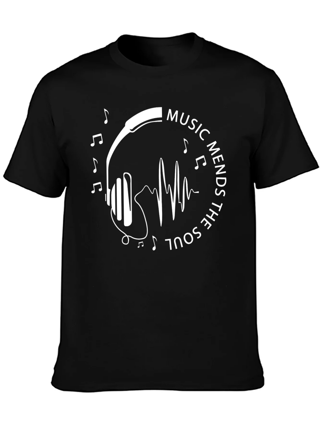 Music Mends The Soul Graphic T-Shirt