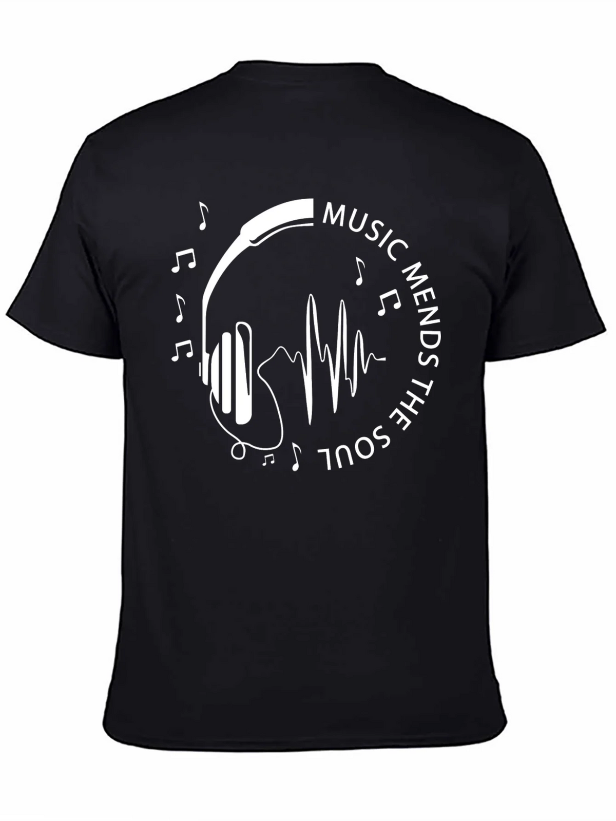 Music Mends The Soul Graphic T-Shirt