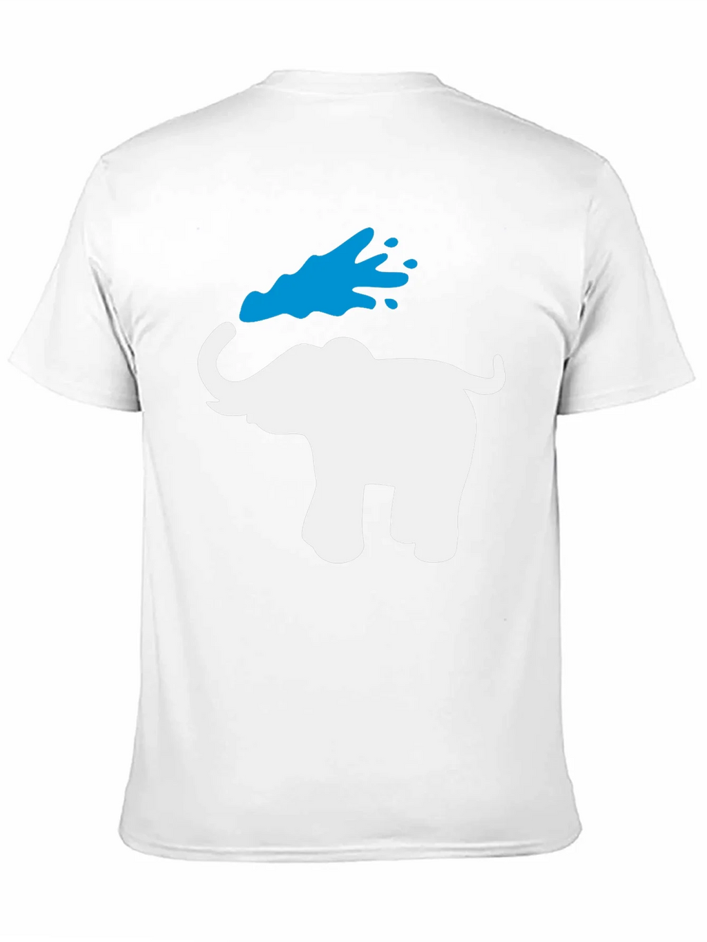 Elephant Water Splash Graphic T-Shirt