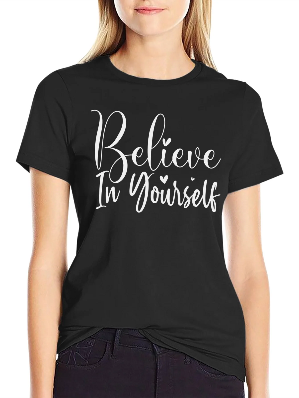 Believe In Yourself Graphic Tee - Stylish Motivational Shirt