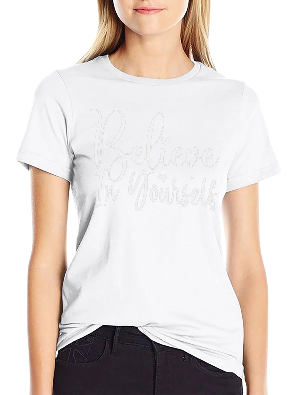 Believe In Yourself Graphic Tee - Stylish Motivational Shirt
