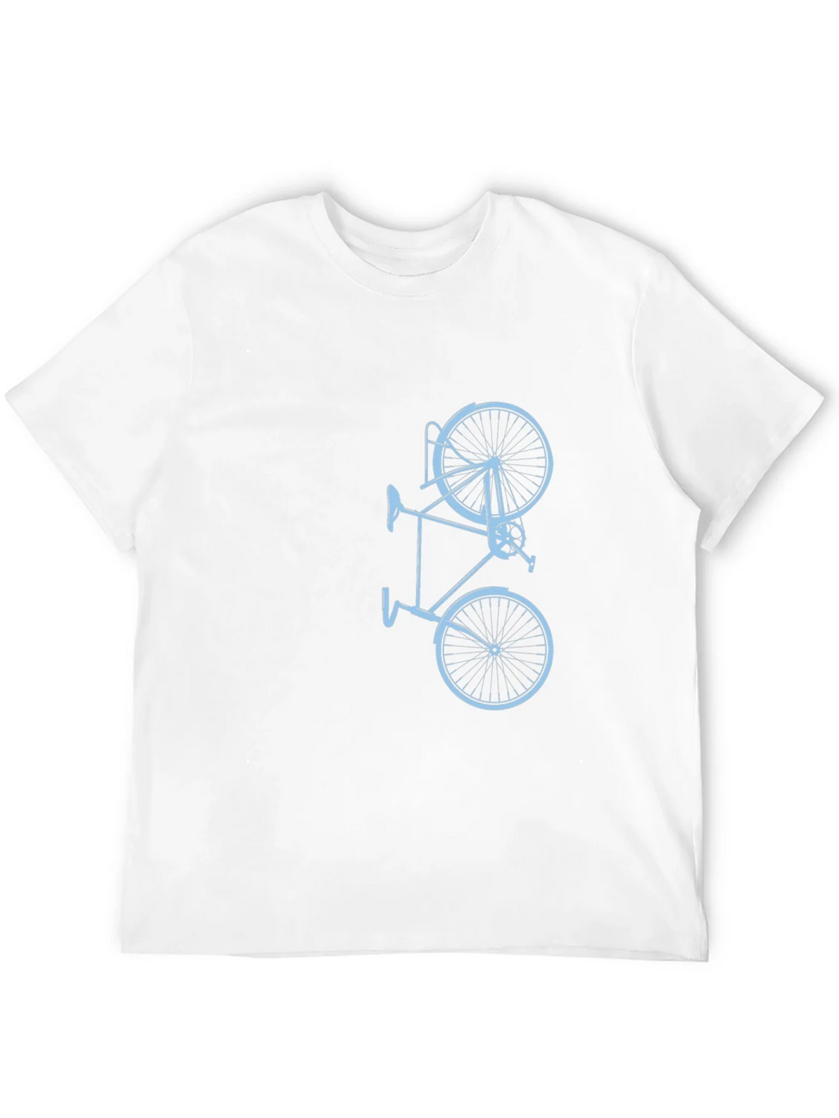 Mens Black Bike Graphic Tee