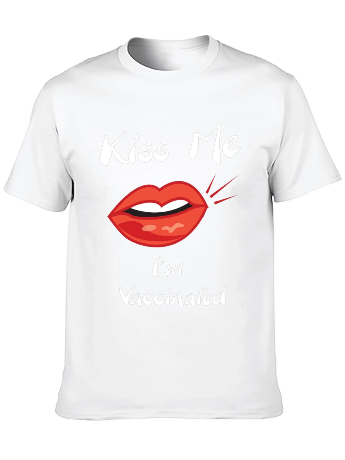 Kiss Me Im Vaccinated Tee
