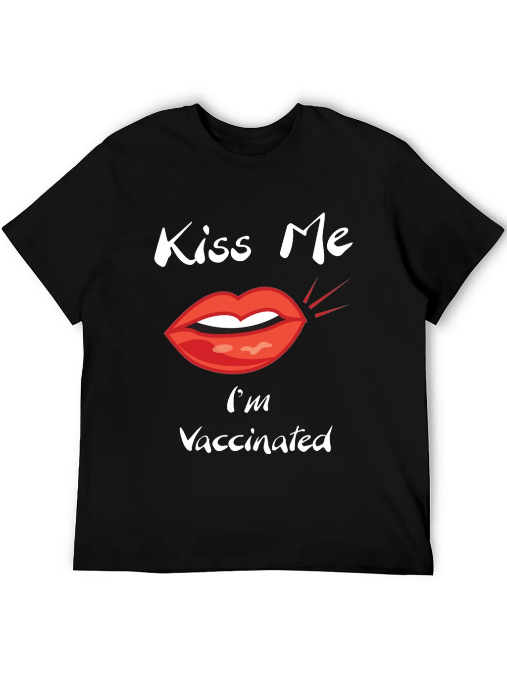 Kiss Me Im Vaccinated Tee