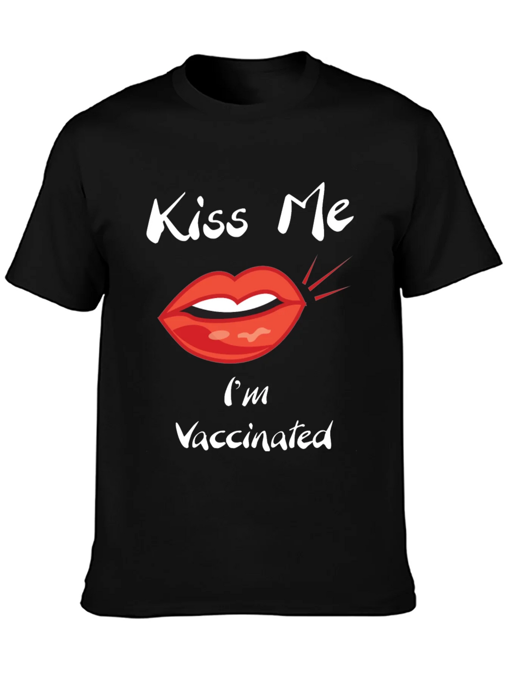 Kiss Me Im Vaccinated Tee