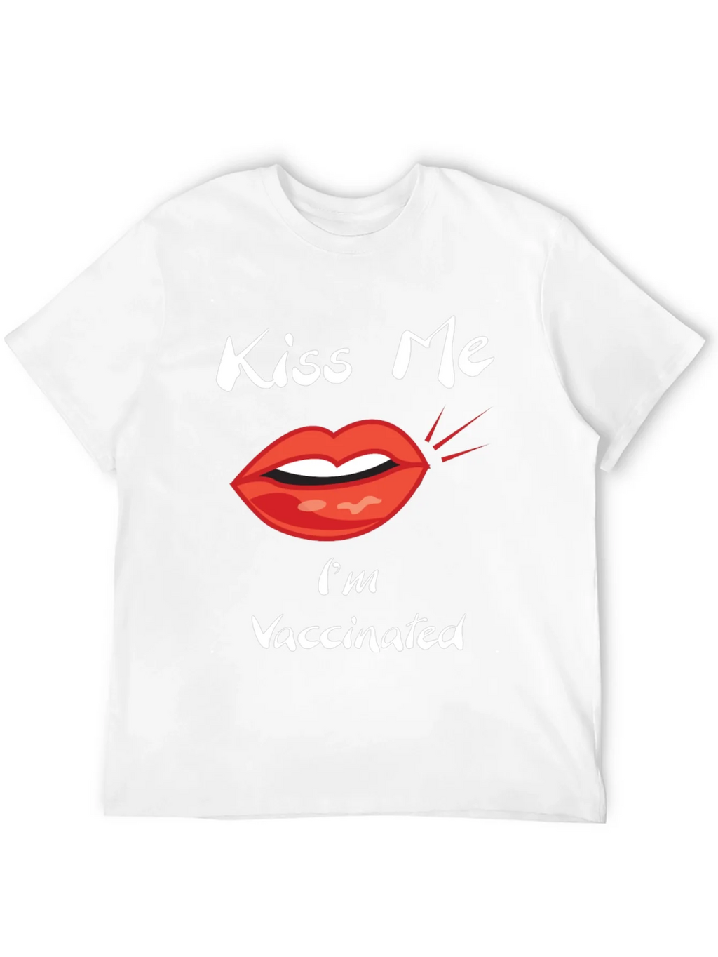 Kiss Me Im Vaccinated Tee