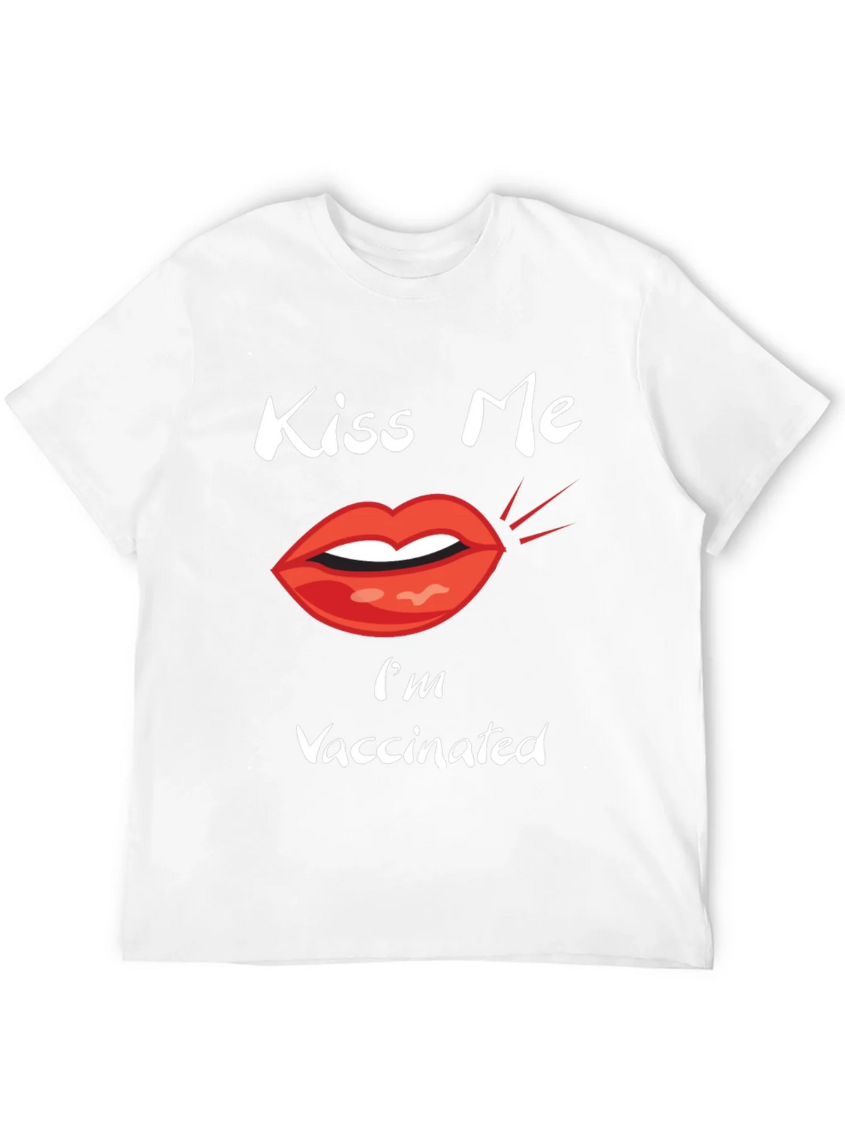 Kiss Me Im Vaccinated Tee