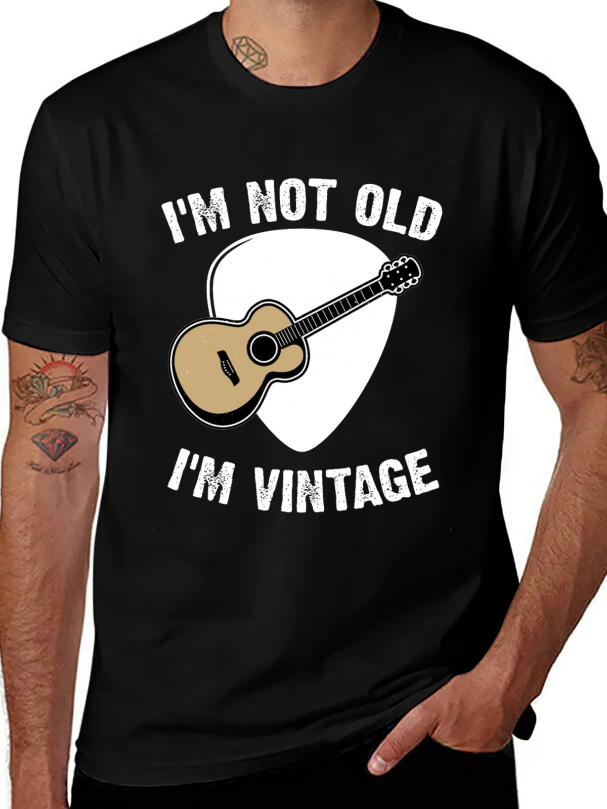 Im Not Old Im Vintage Guitar T-Shirt