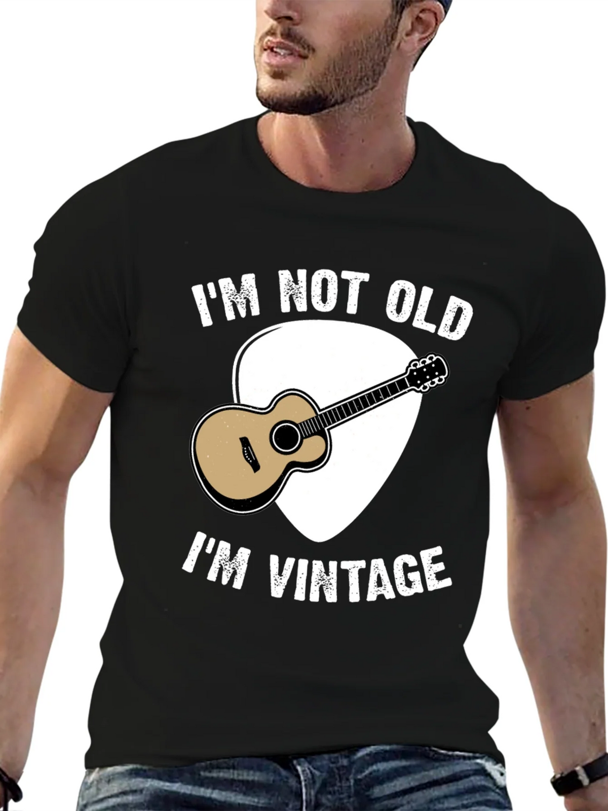 Im Not Old Im Vintage Guitar T-Shirt