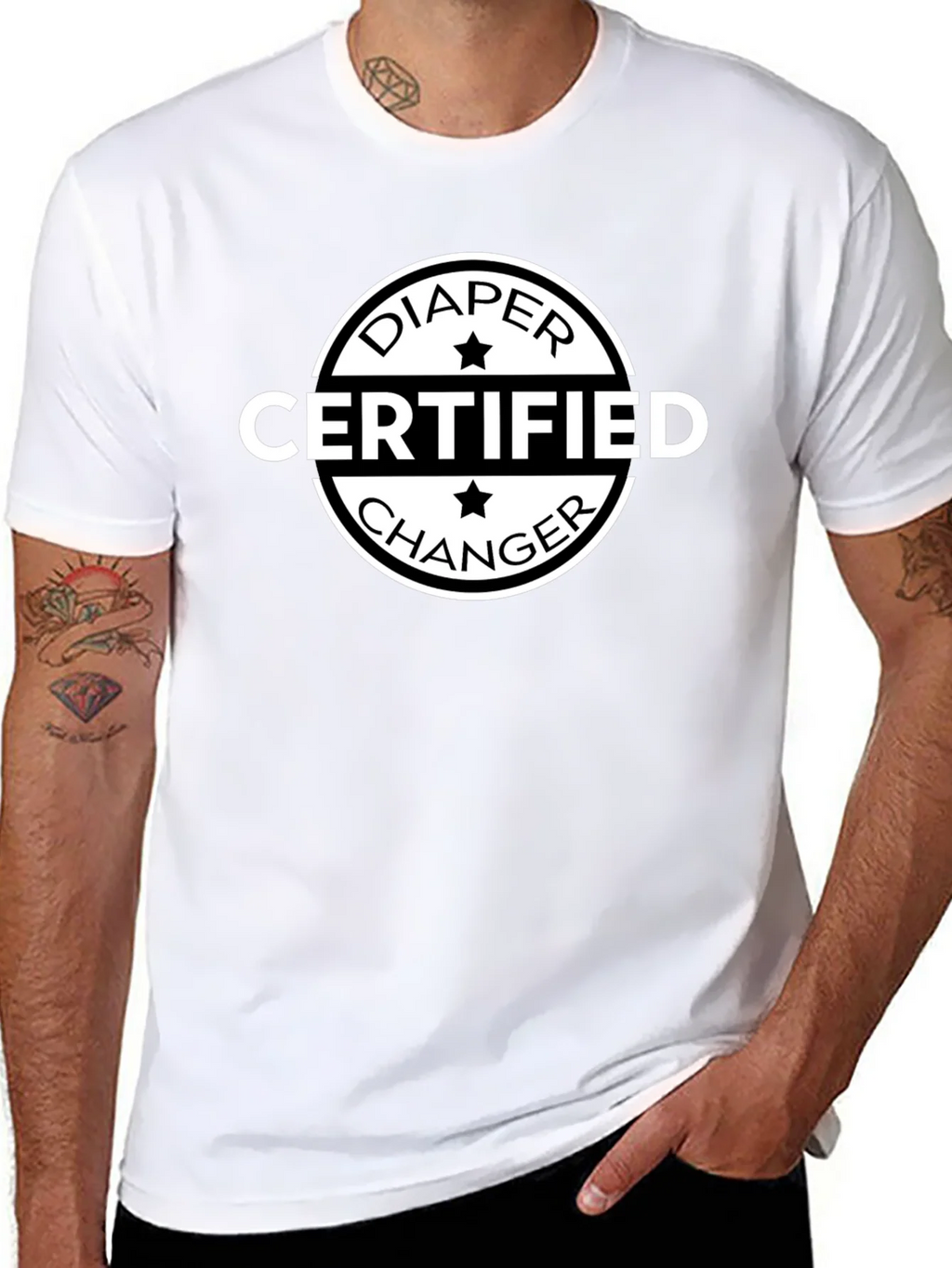 Diaper Certified Changer Novelty Tee