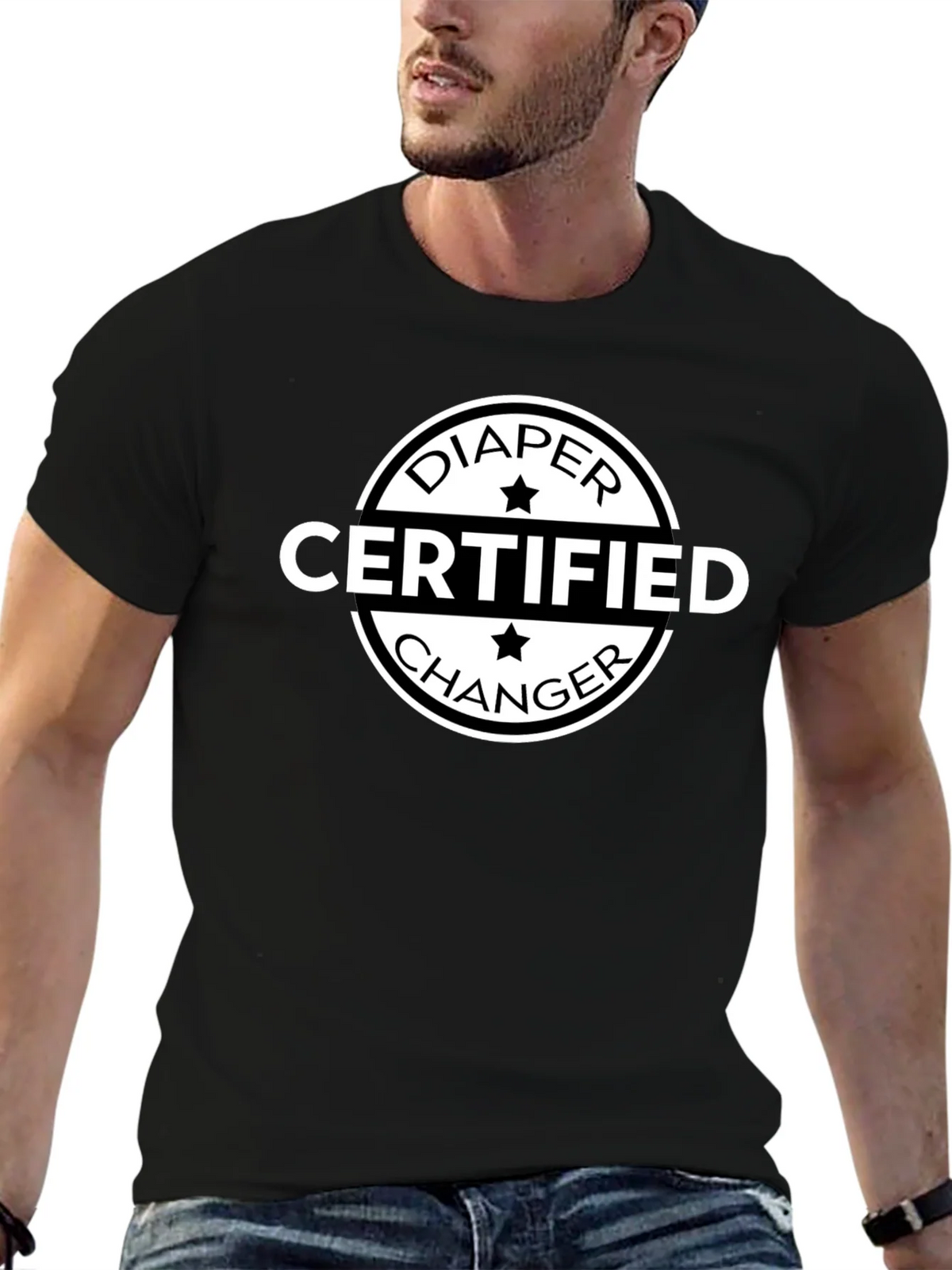 Diaper Certified Changer Novelty Tee
