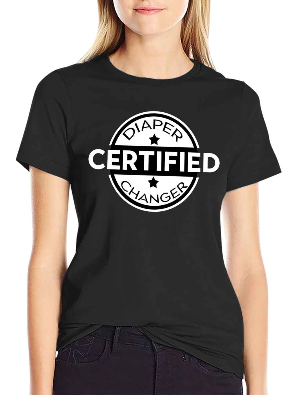 Diaper Certified Changer Novelty Tee