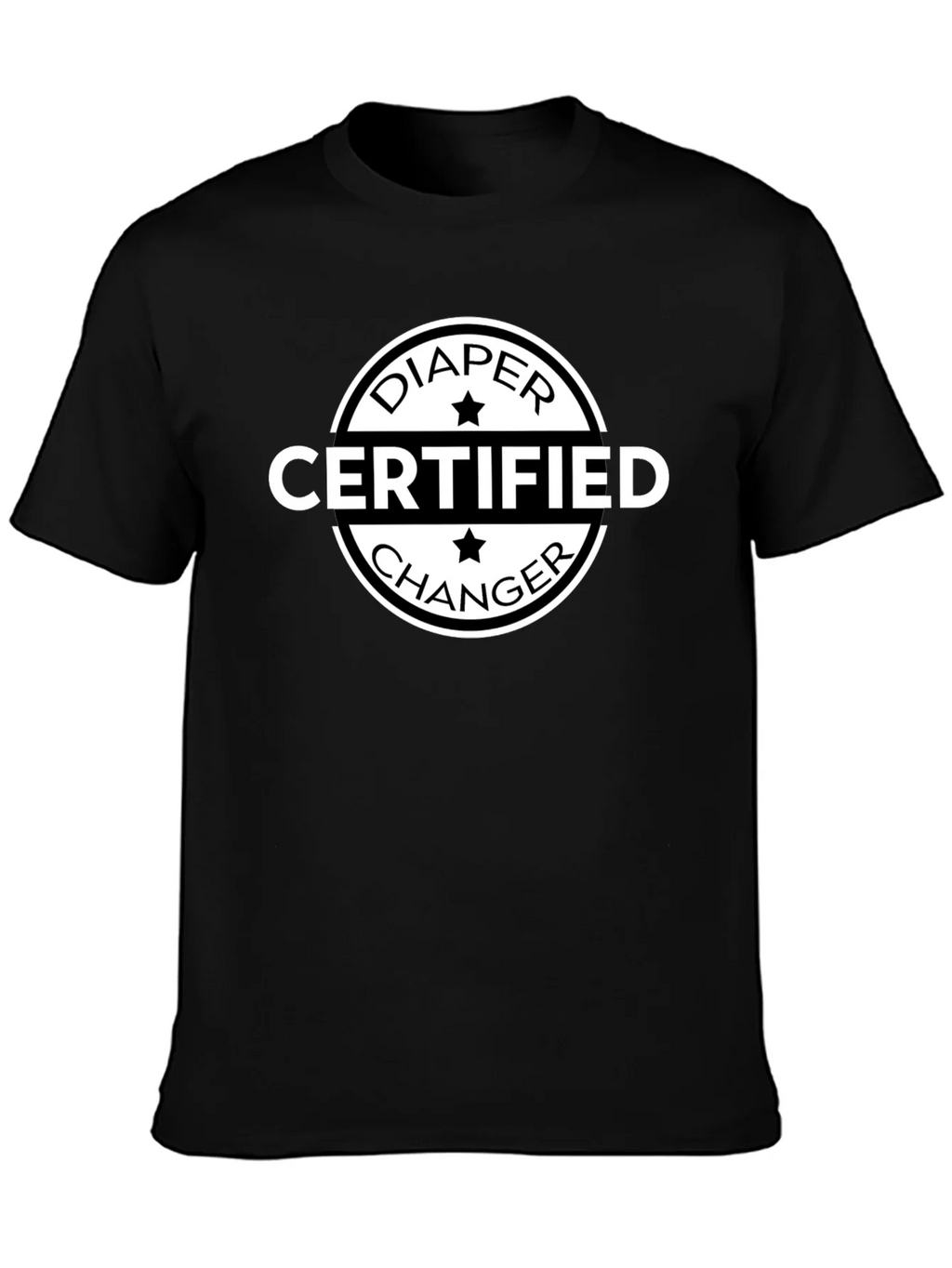 Diaper Certified Changer Novelty Tee