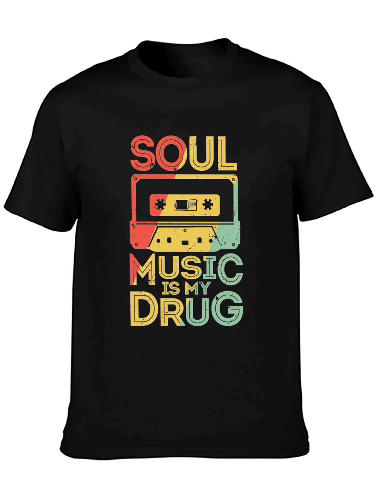 Soul Music Cassette Tape Graphic T-Shirt
