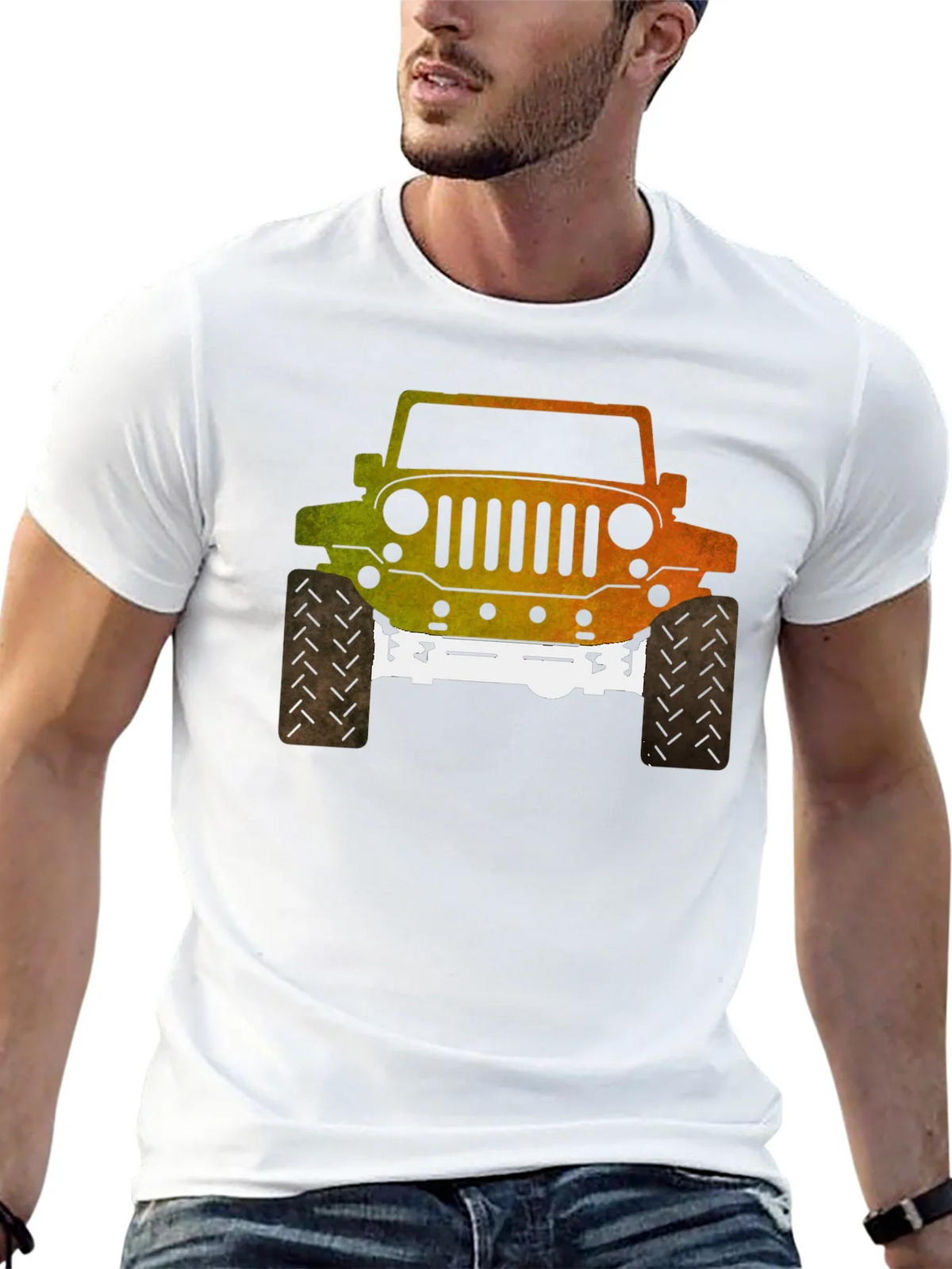 Off-Road Jeep Graphic Tee - Black