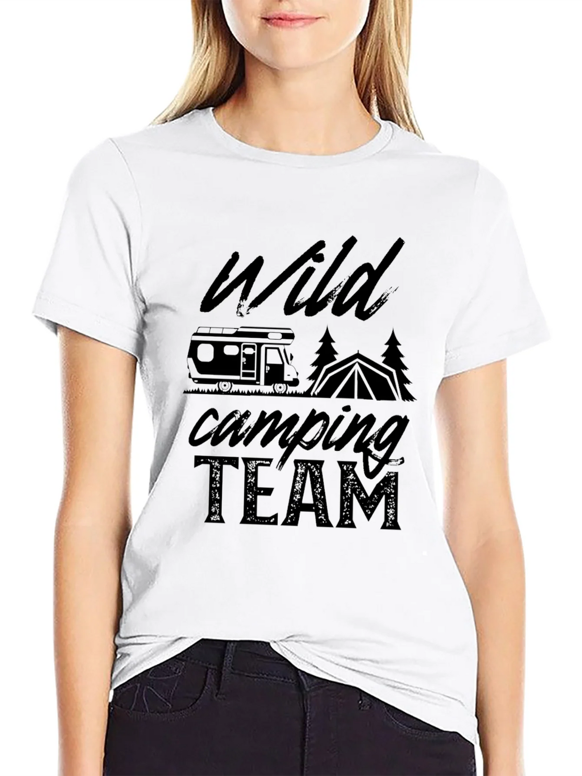 Wild Camping Team Graphic T-Shirt