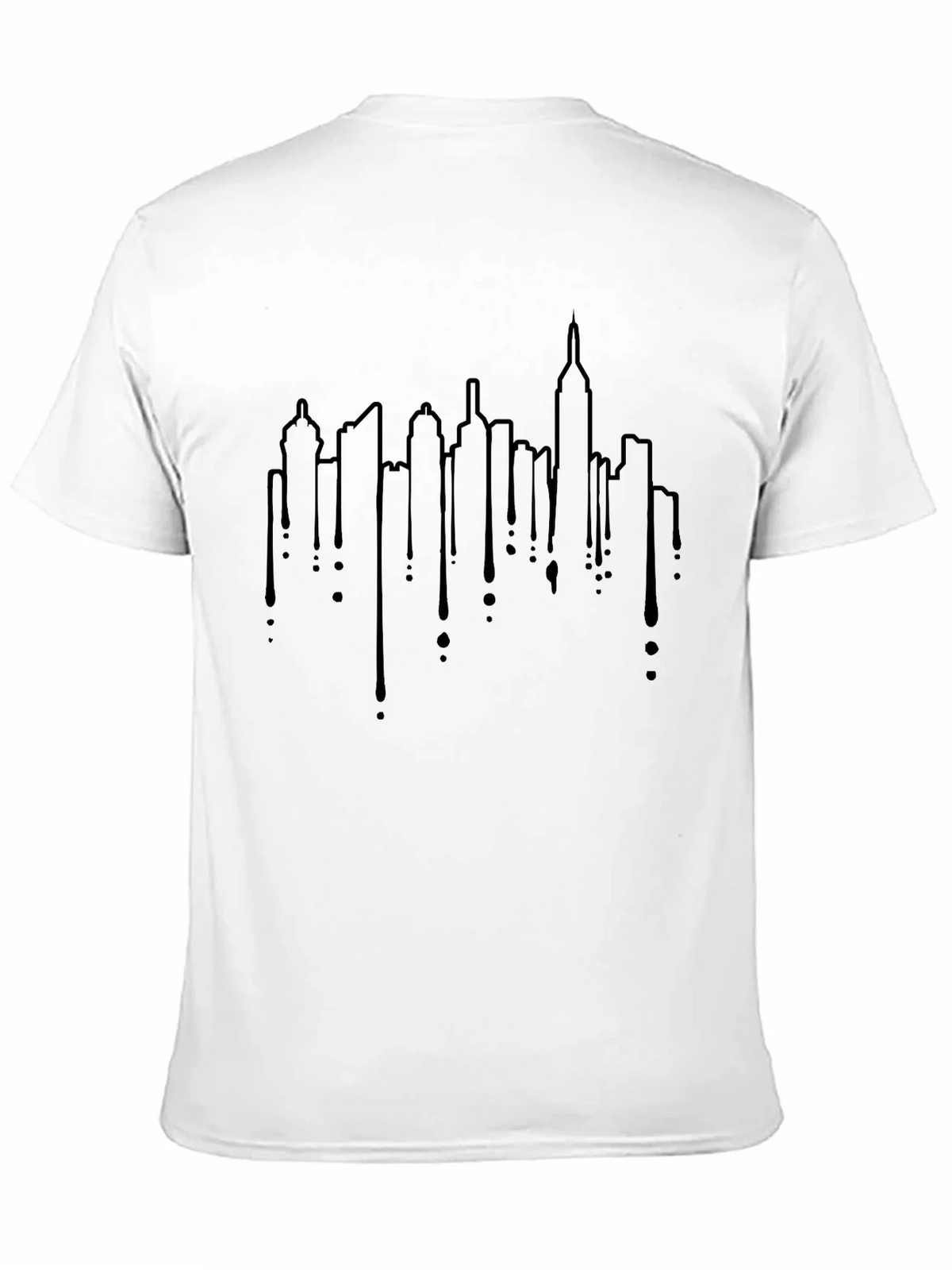 Urban Skyline Drip Graphic Tee