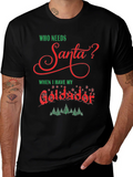 Who Needs Santa Goldador Christmas T-Shirt
