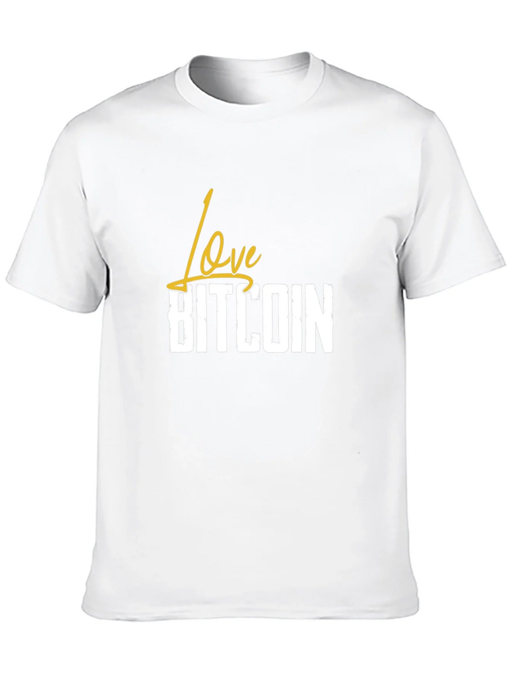 Love Bitcoin Black T-Shirt - Crypto Fan Apparel