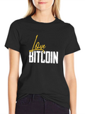 Love Bitcoin Black T-Shirt - Crypto Fan Apparel