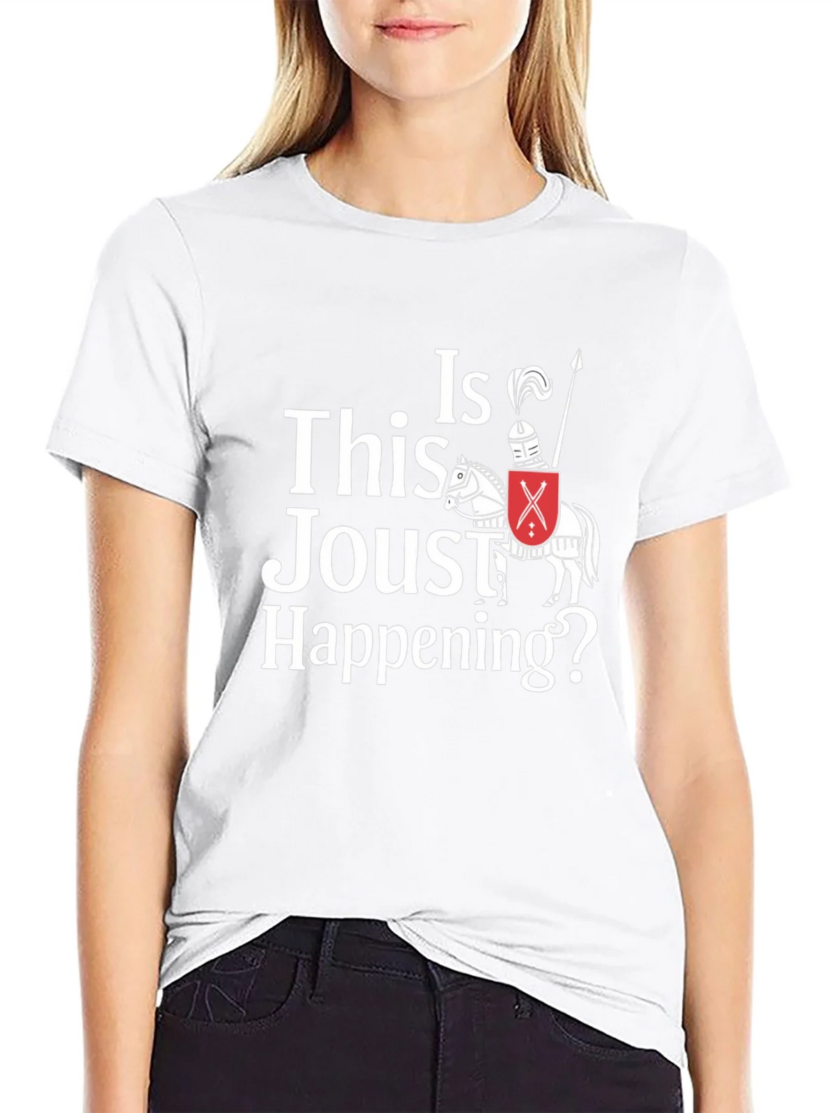 Funny Jousting T-Shirt - Is This Joust Happening Tee