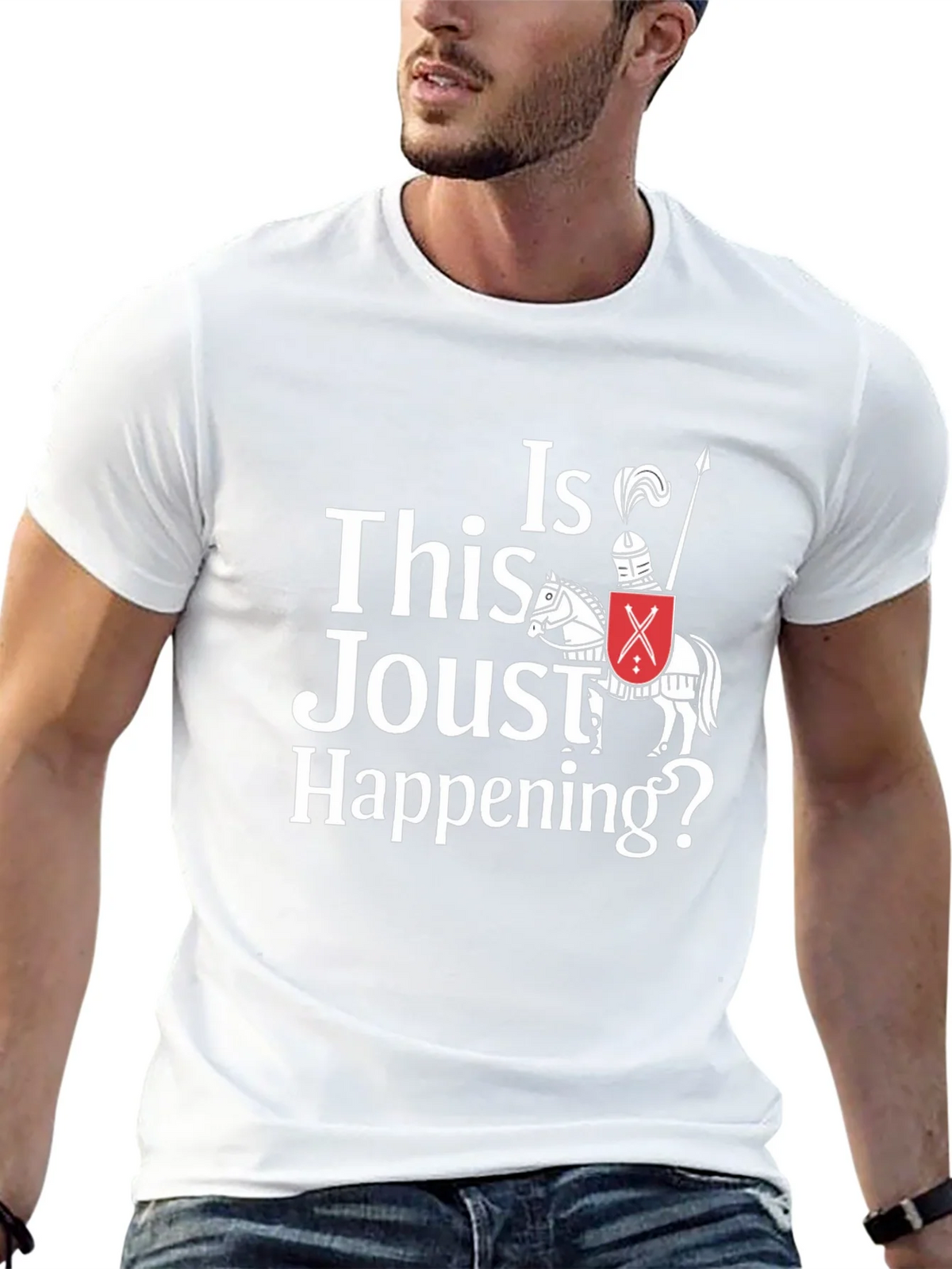 Funny Jousting T-Shirt - Is This Joust Happening Tee