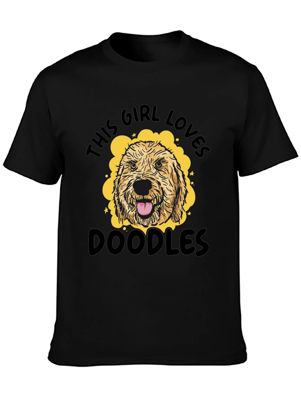 This Girl Loves Doodles T-Shirt Cute Dog Tee