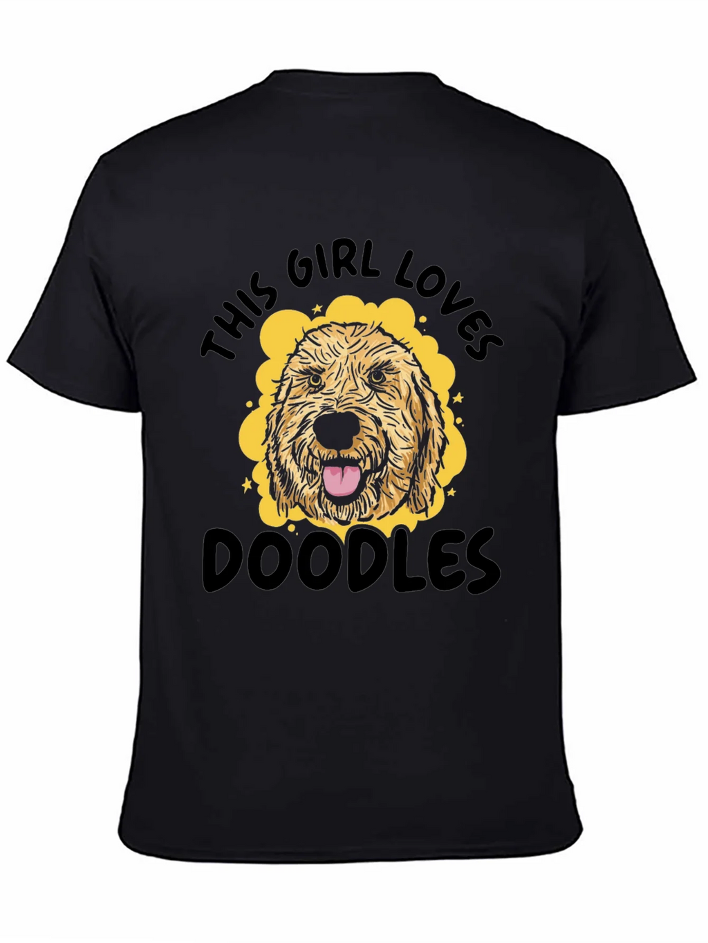 This Girl Loves Doodles T-Shirt Cute Dog Tee