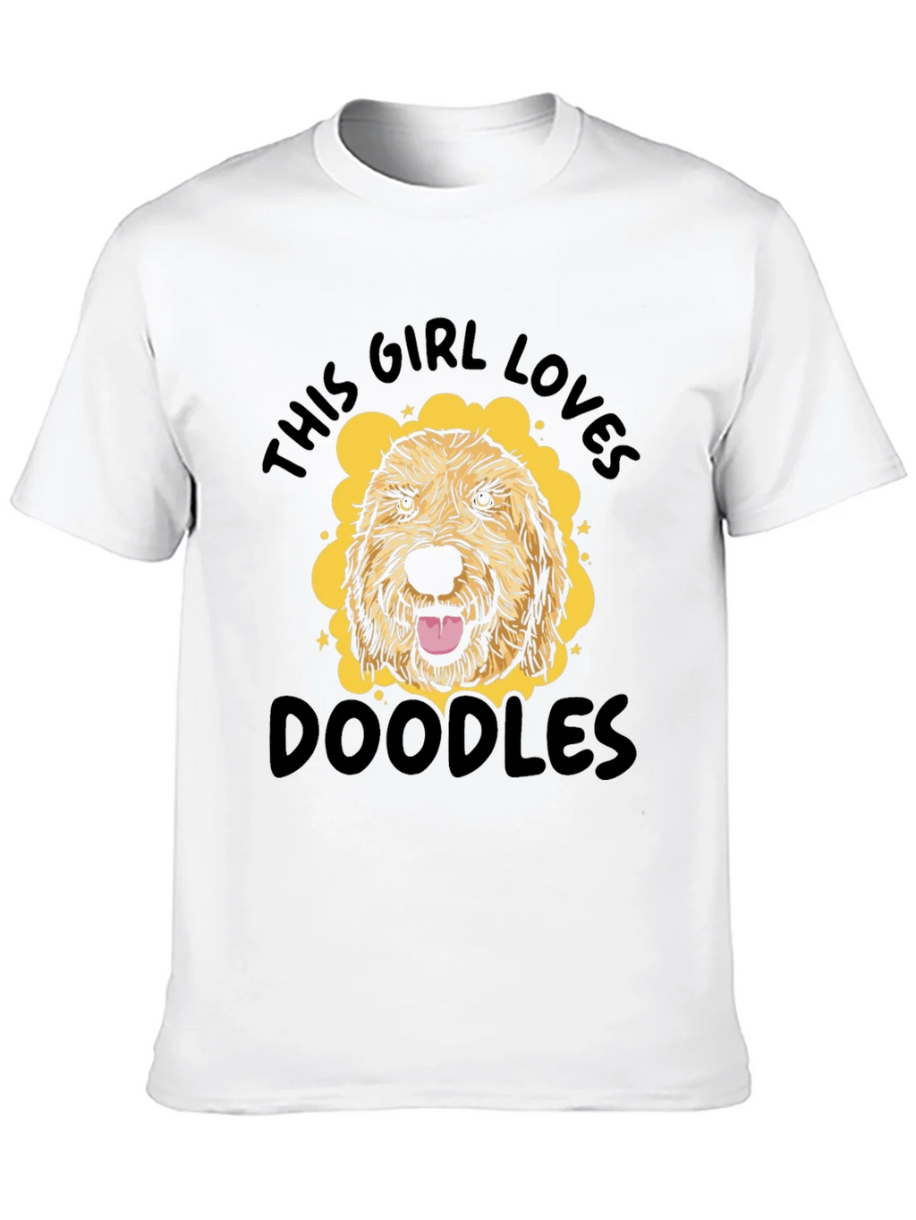This Girl Loves Doodles T-Shirt Cute Dog Tee