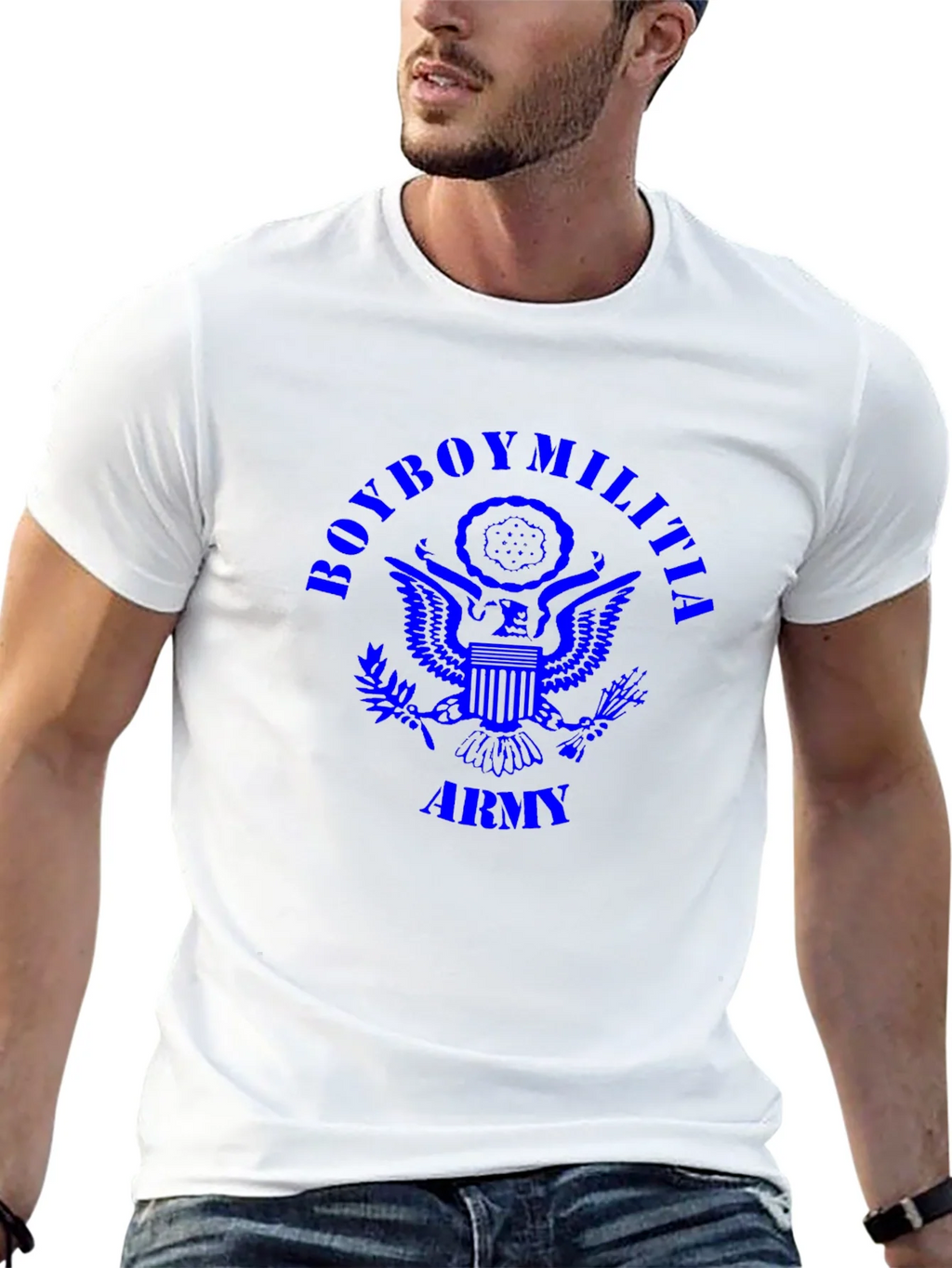BoyBoy Militia Army T-Shirt - Blue Print