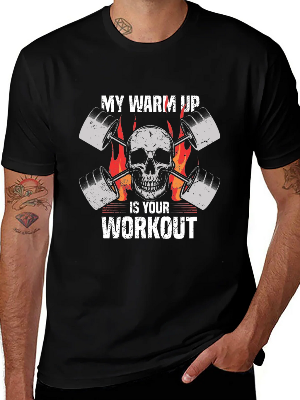 Skull Workout T-Shirt