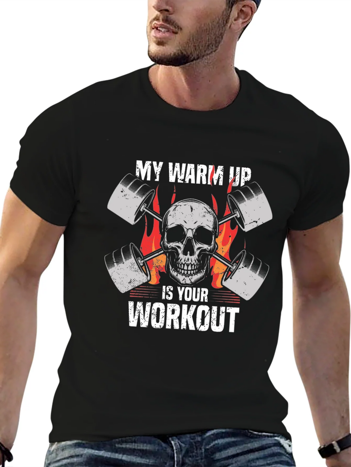 Skull Workout T-Shirt